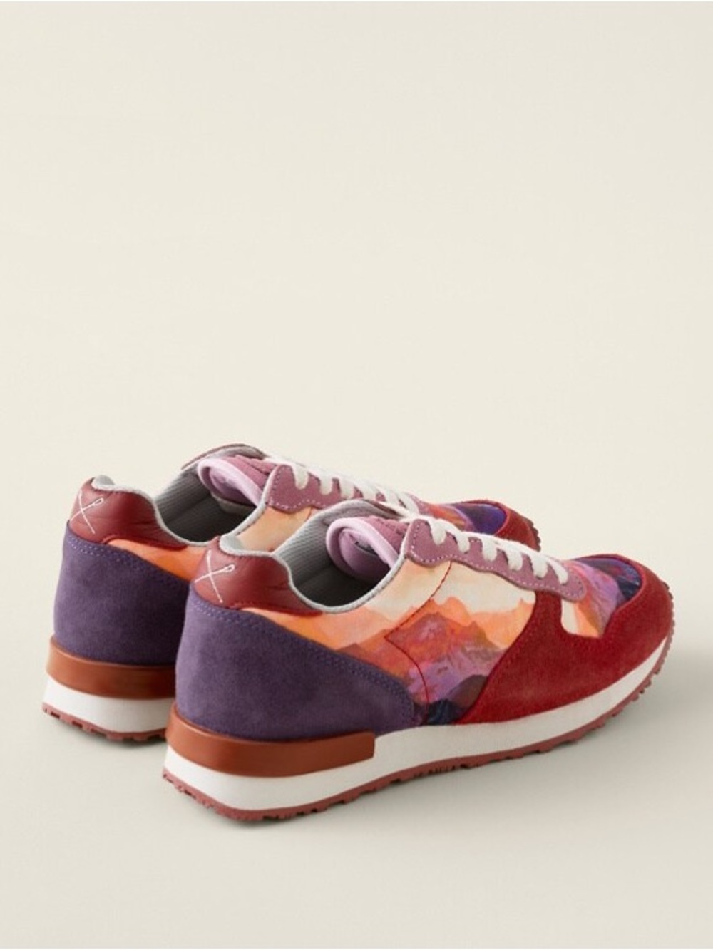 INKKAS Andes Jogger Sneakers Warm Garnet Hill Retro Colorful - Picture 2 of 11